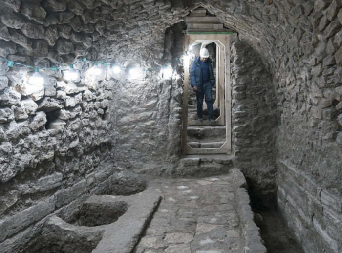 کشف وضوخانه‌های تاریخی در مسجد جامع نوری موصل